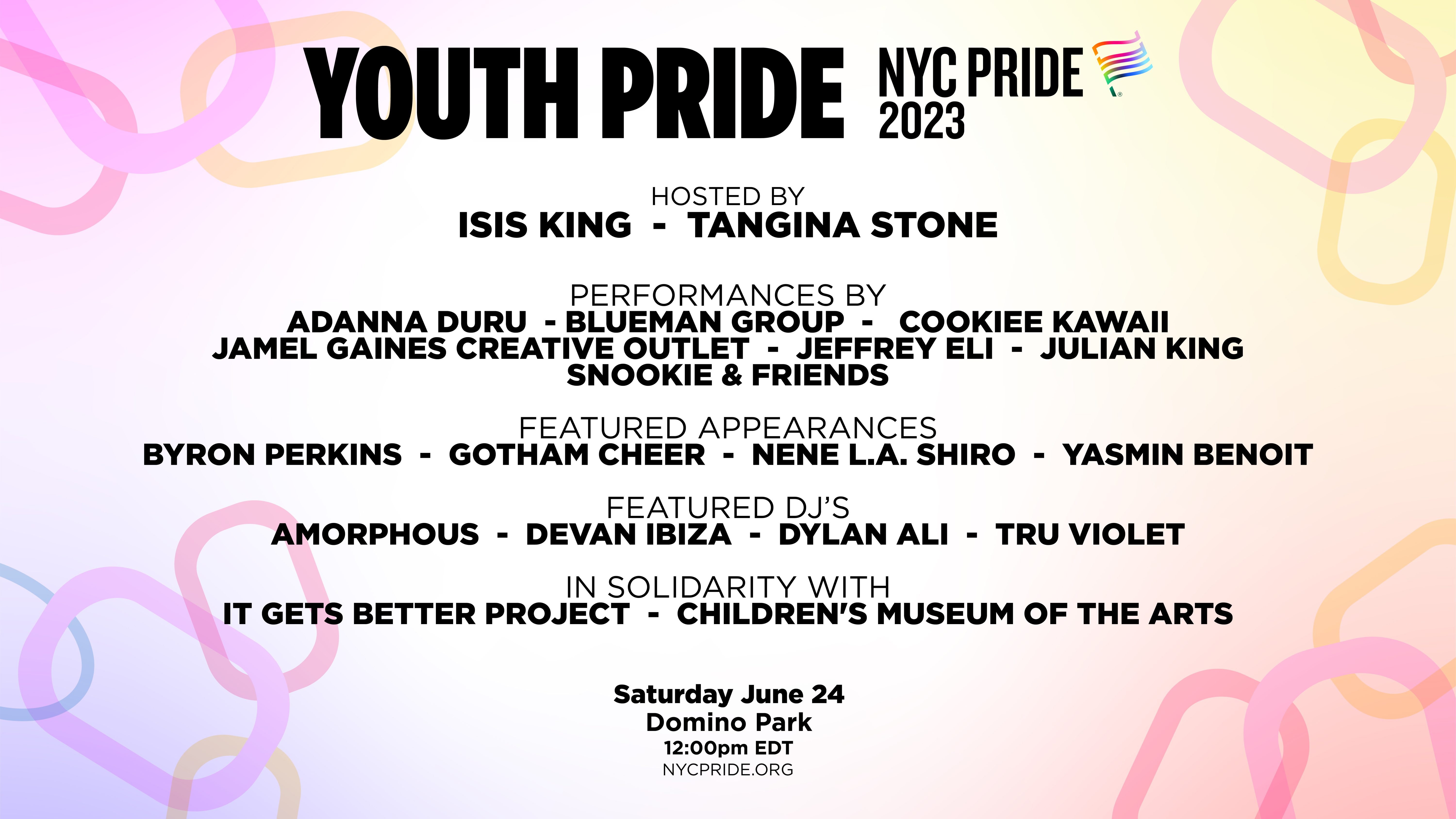 NYC Pride 2023: Youth Pride