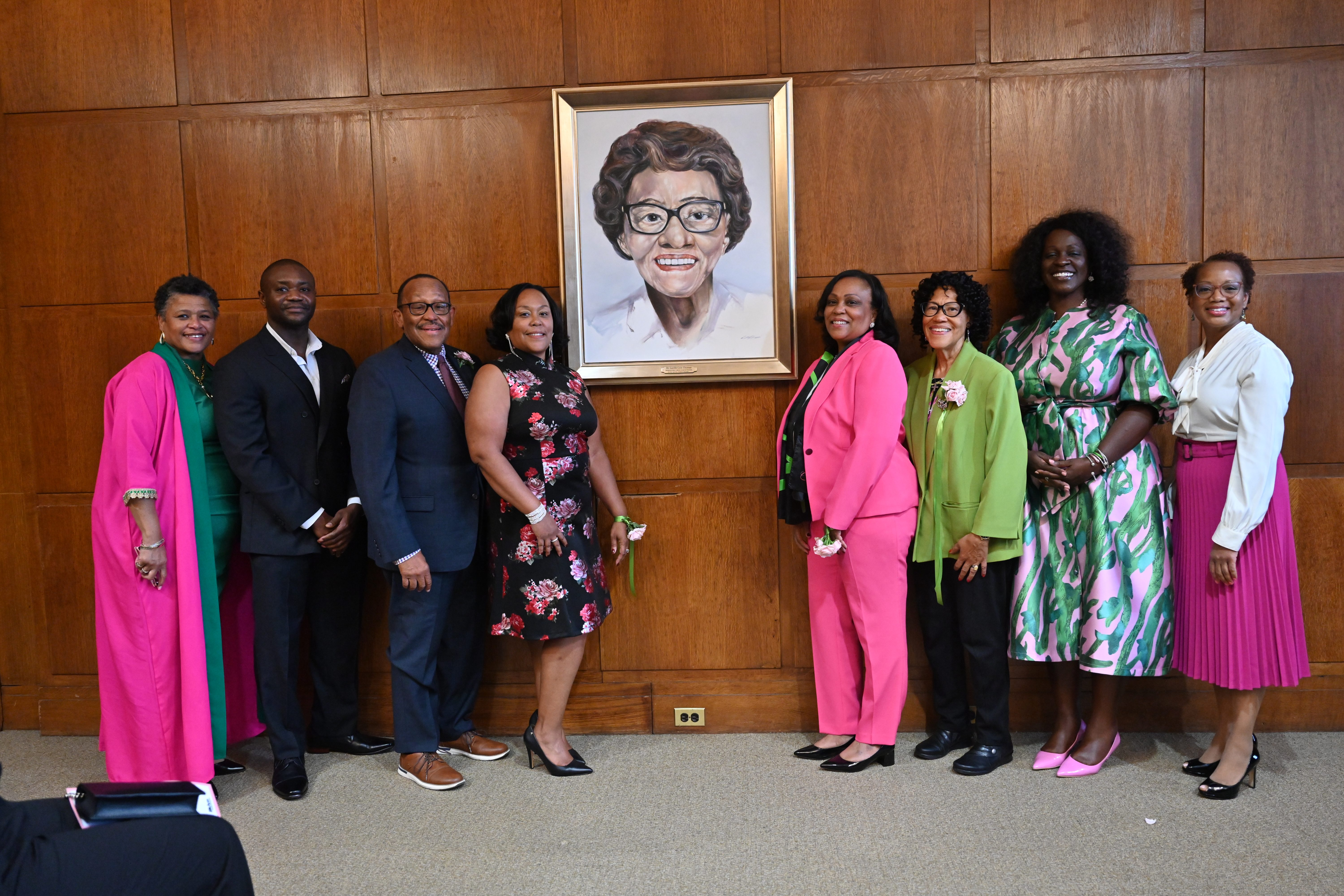 Newly Commissioned Portrait Of Dr. Lucille Cole Thomas Unveiled