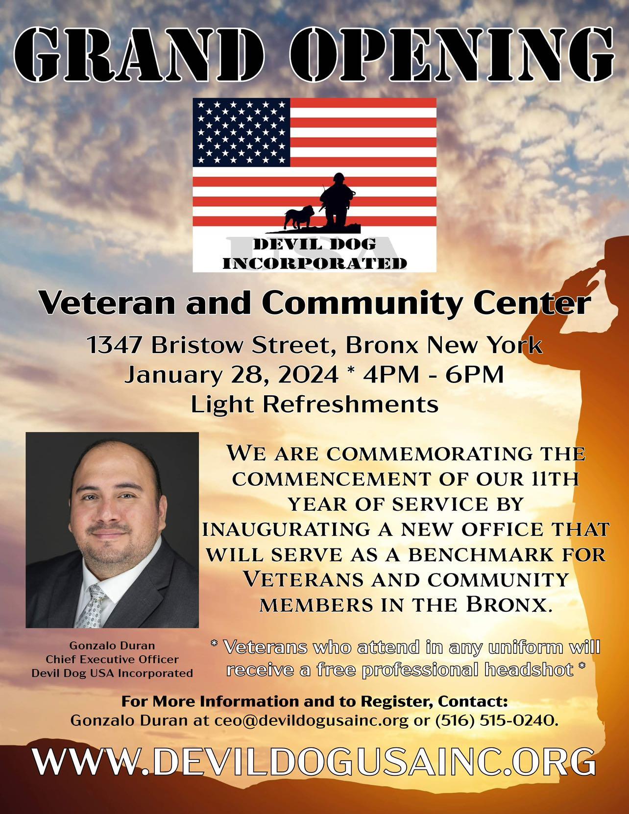 Veteran & Community Center Grand Opening