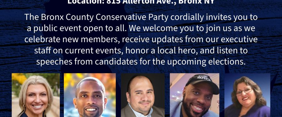 The Bronx County Conservative Party: March 2024 Monthly Meeting