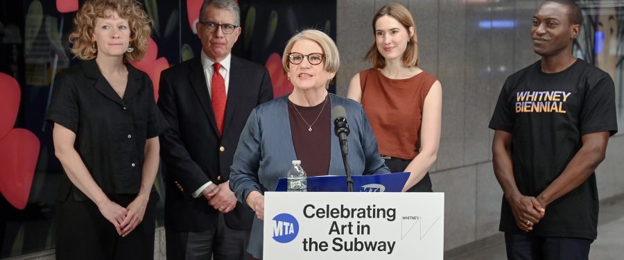 MTA & Whitney Museum Of American Art Celebrate Art In The Subway