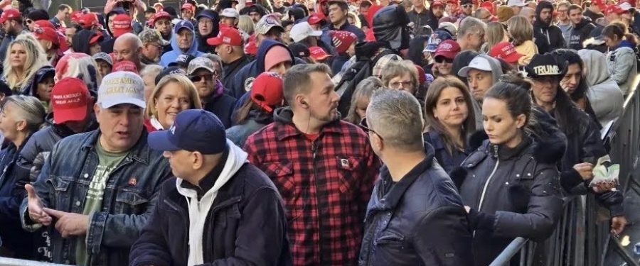 Madison Square Garden Packed With Trump Supporters Ahead Of Rally