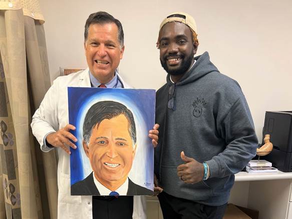 NYC Health + Hospitals / Jacobi | North Central Bronx Staff Celebrate Patient Rohmearo McFarlane's Long Road To Recovery NYC Health + Hospitals / Jacobi | North Central Bronx Staff Celebrate Patient Rohmearo McFarlane's Long Road To Recovery