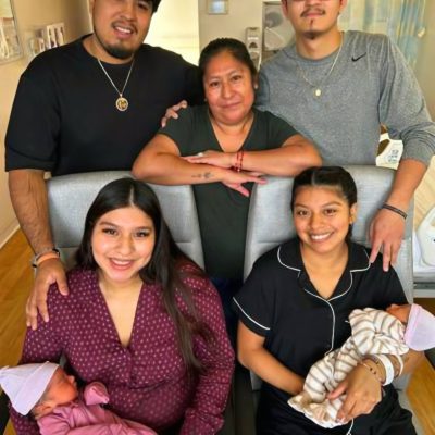 Sisters Jenny & Wendy Aguilar Welcome Babies Hours Apart At NYC Health + Hospitals / North Central Bronx