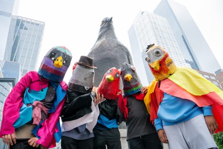 The High Line Says “Farewell, Dinosaur” With Feather-Brained Closing Event For The Giant Pigeon Sculpture