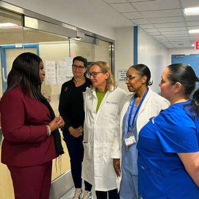 Bronx Borough President Vanessa Gibson Visits NYC Health + Hospitals / Bellevue