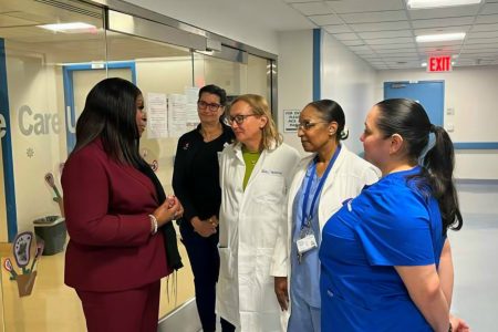 Bronx Borough President Vanessa Gibson Visits NYC Health + Hospitals / Bellevue