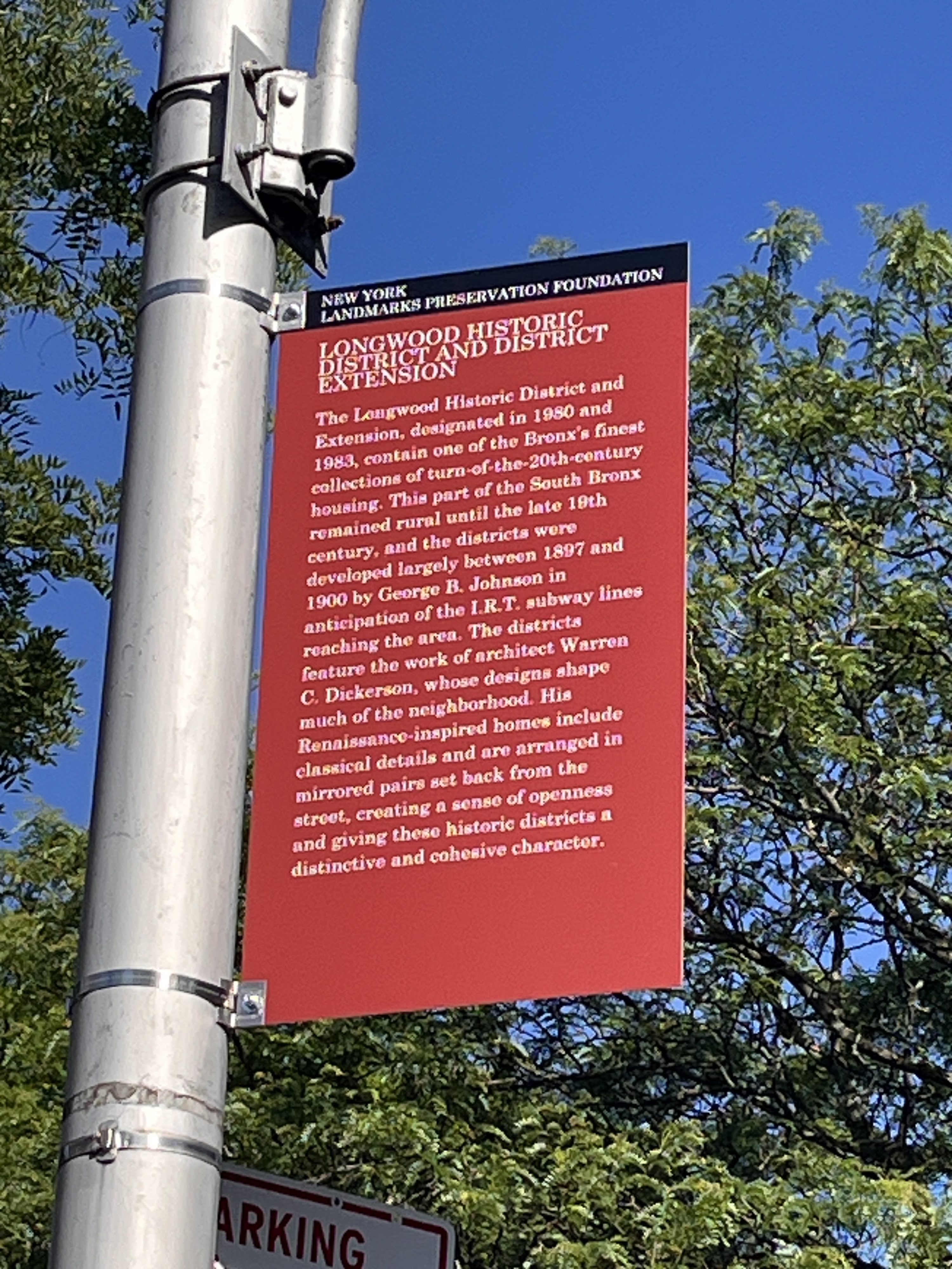 Longwood Historic District & Extension Receive New Historic Markers In The Bronx