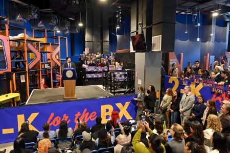 Sky Zone Bronx Hosts Mayor Mamdani, Governor Hochul & NYC Leaders For 2-K Expansion Announcement